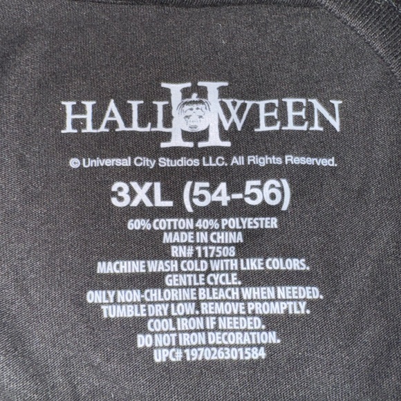 Halloween 2: Michael Meyers T-Shirt: John Carpenter: Horror Tee: 3XL - Picture 3 of 3